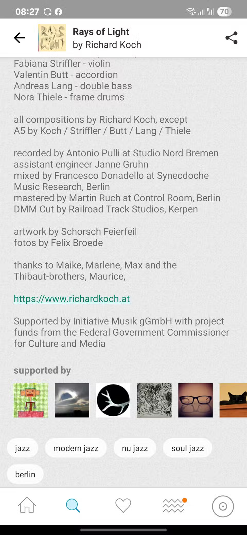 Screenshot 3 của Bandcamp