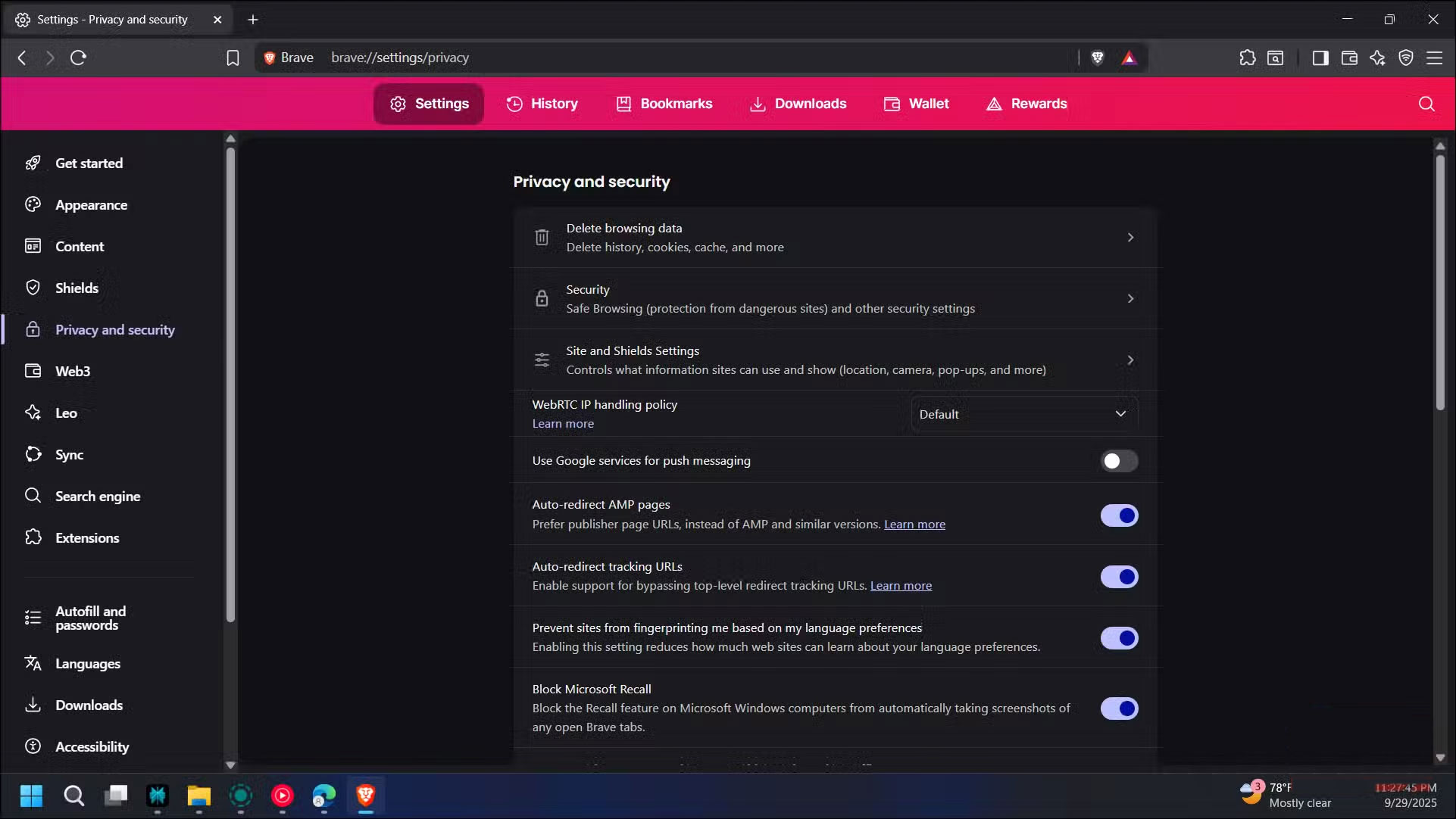Screenshot 6 của Brave