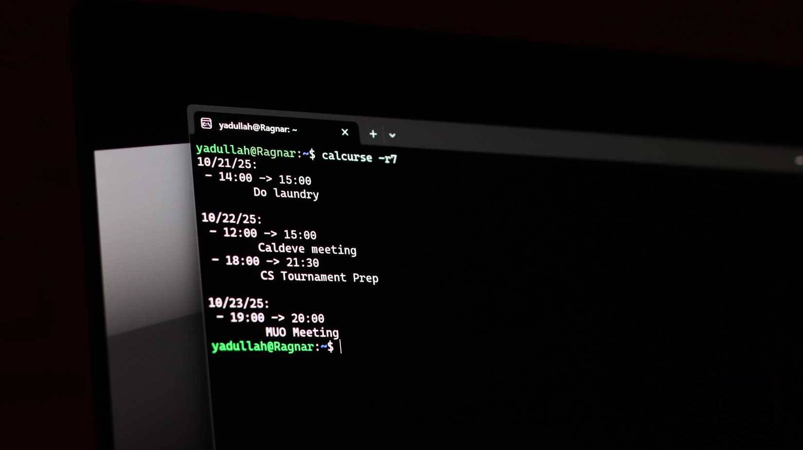 Screenshot 6 của Calcurse