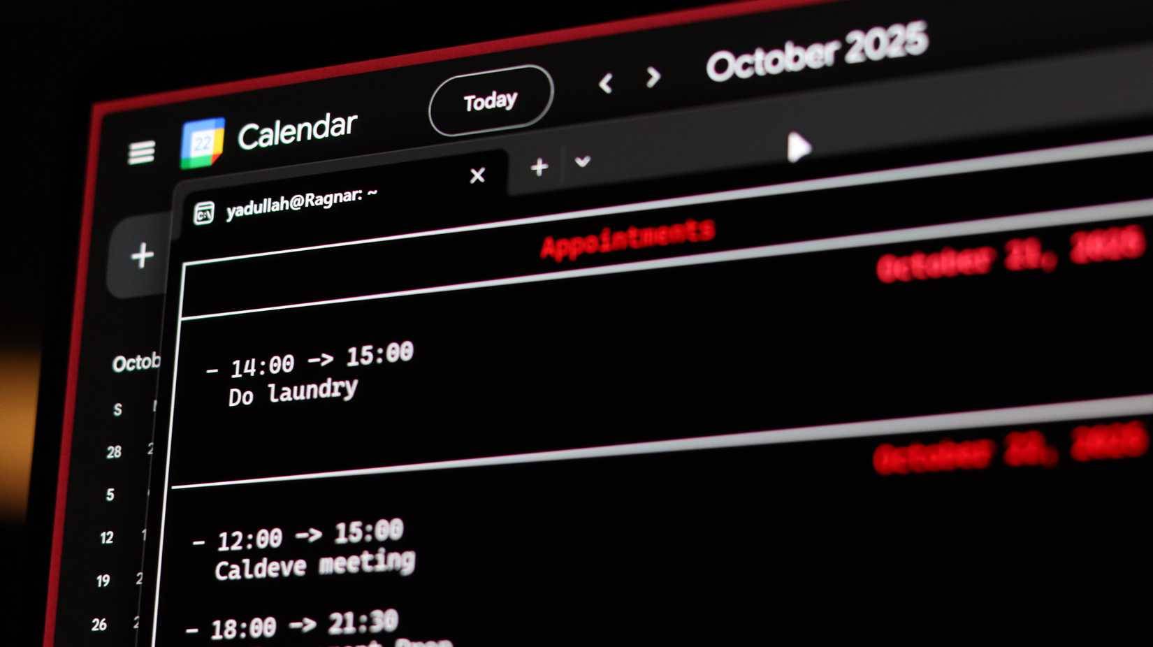 Screenshot 7 của Calcurse