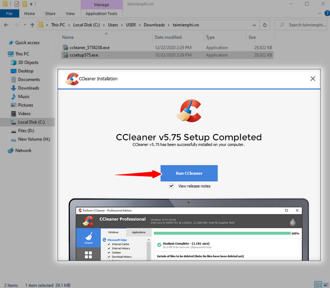 Screenshot 7 của CCleaner