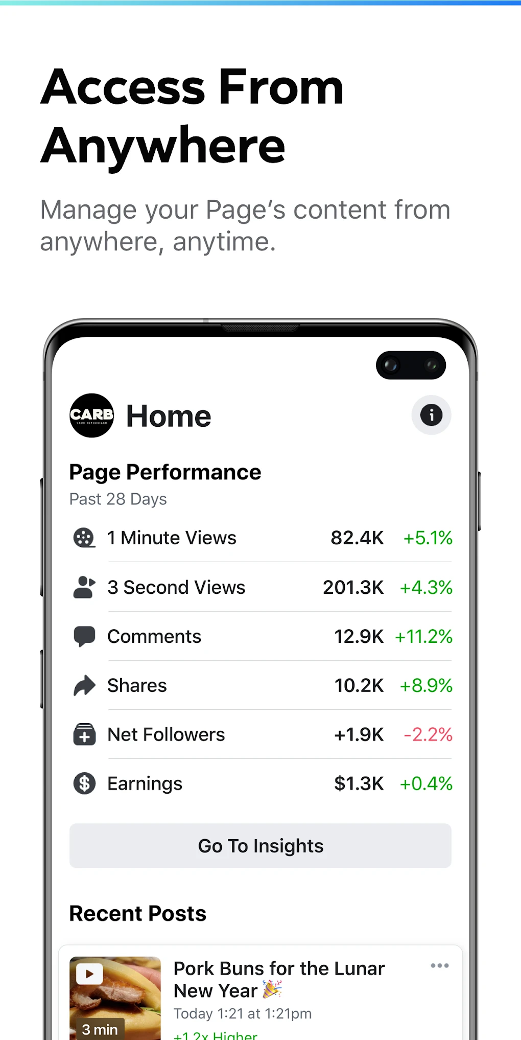 Screenshot 1 của Creator Studio127.0.0.5.108