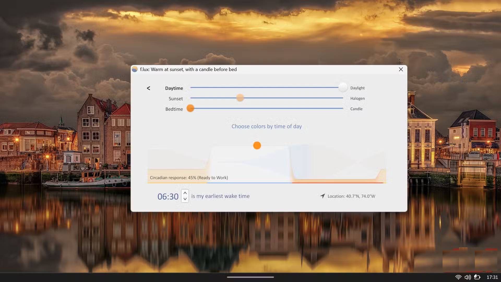 Screenshot 2 của f.lux