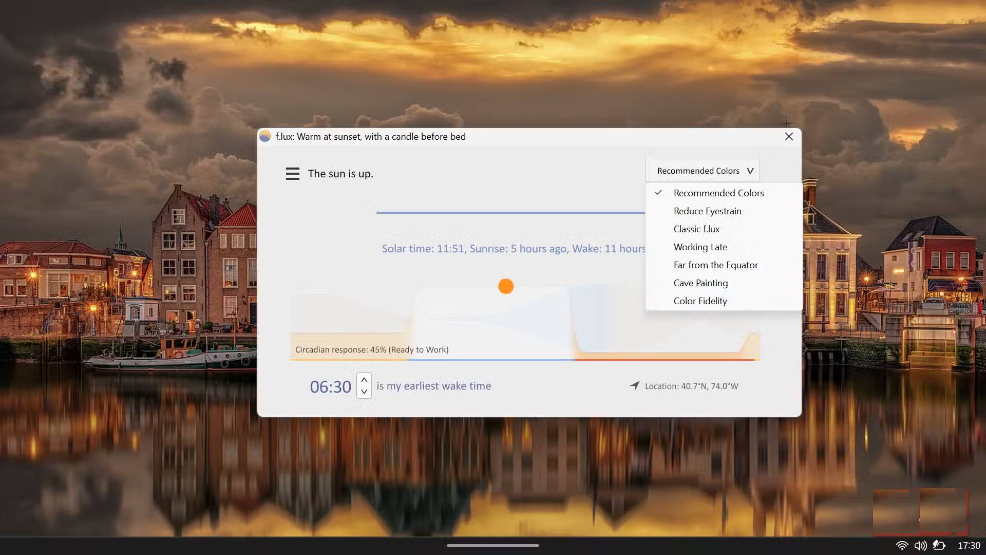 Screenshot 3 của f.lux