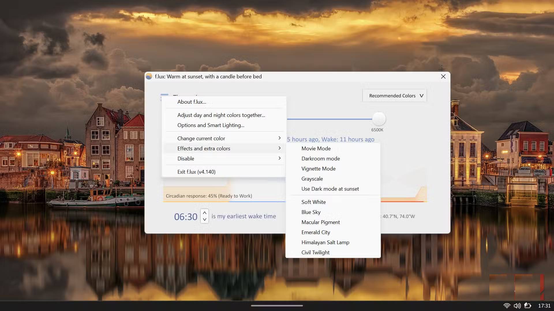 Screenshot 4 của f.lux