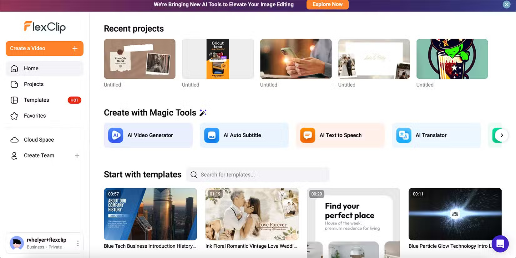 Screenshot 1 của FlexClip