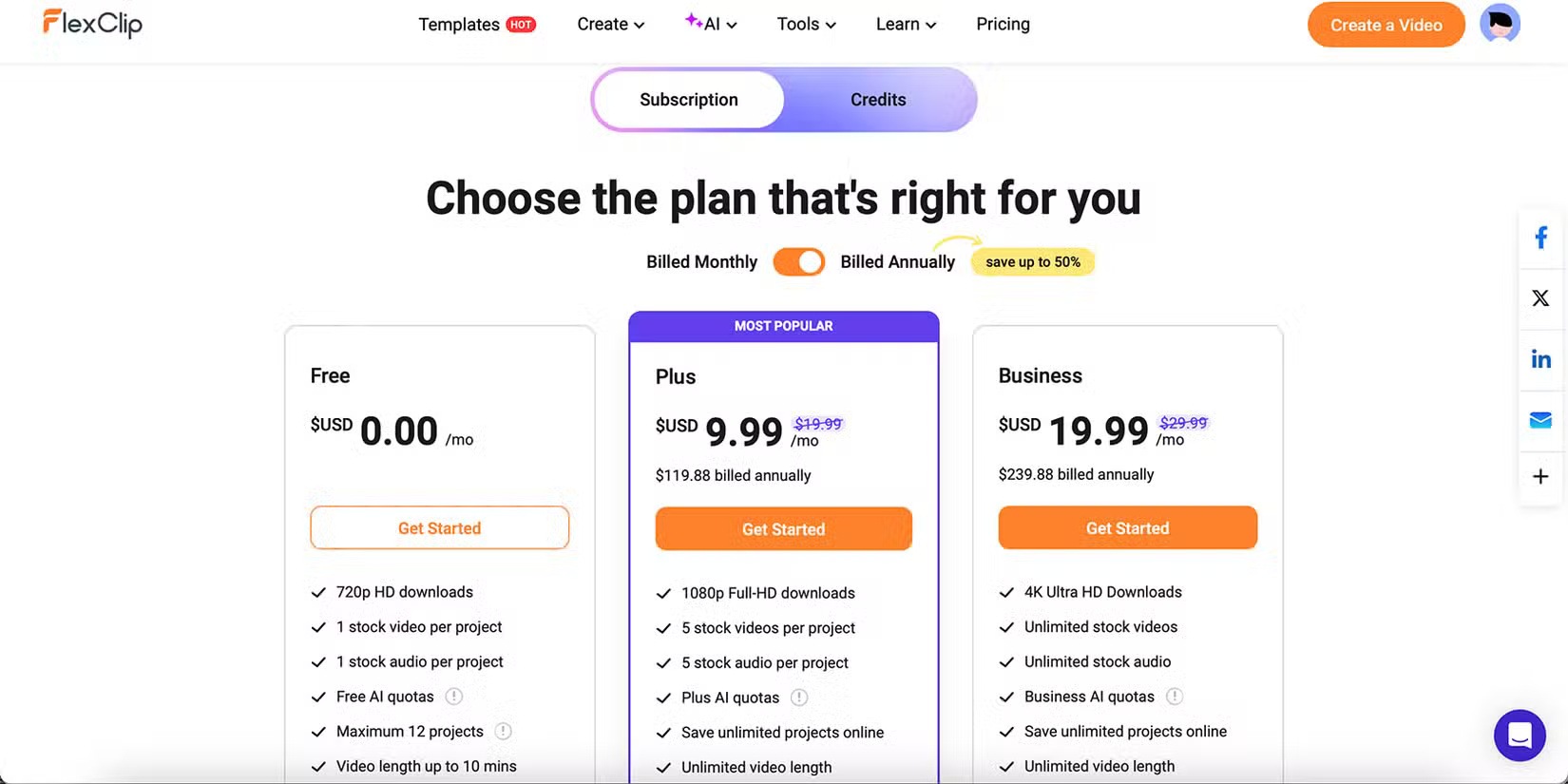 Screenshot 2 của FlexClip