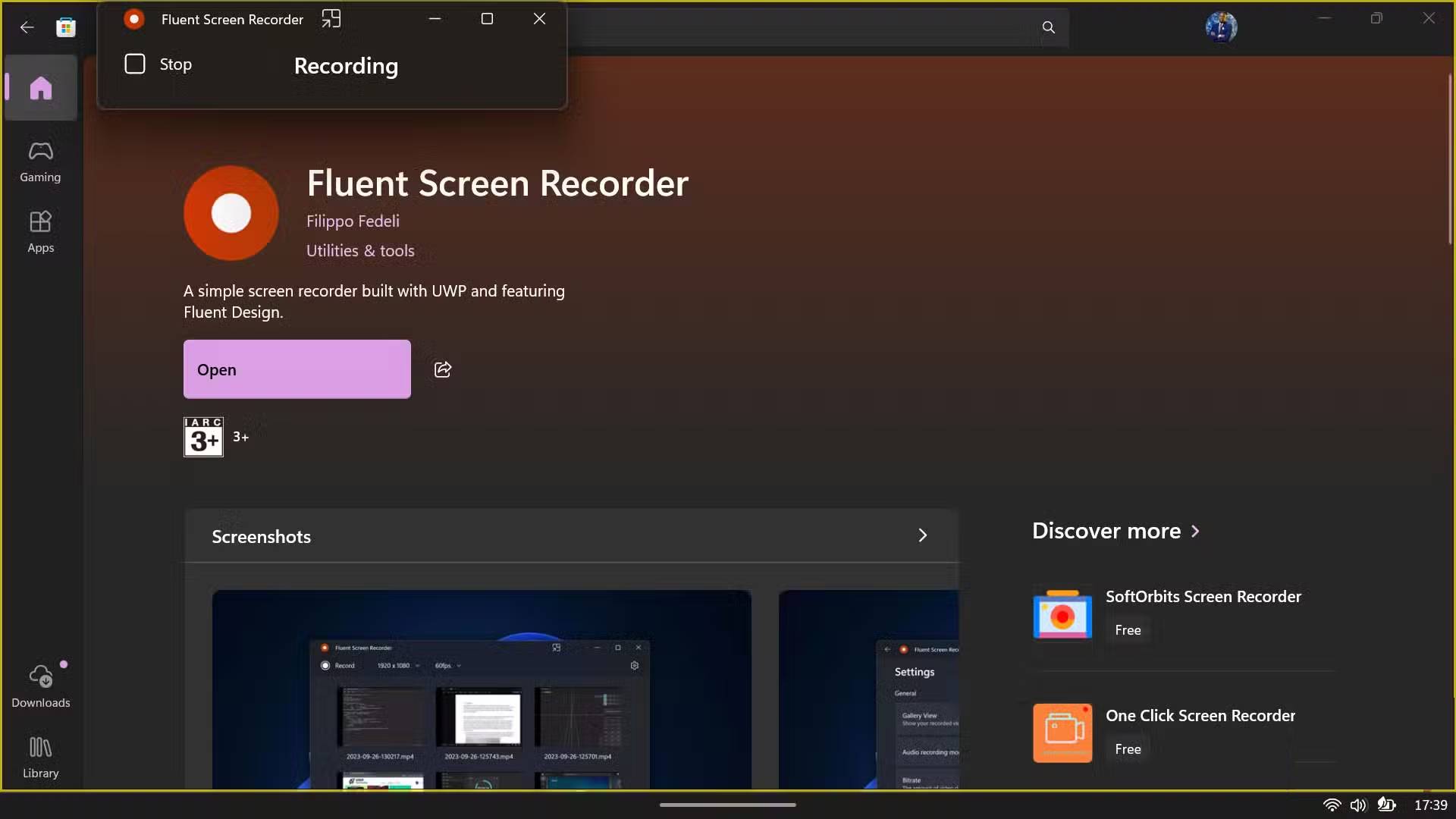 Screenshot 4 của Fluent Screen Recorder