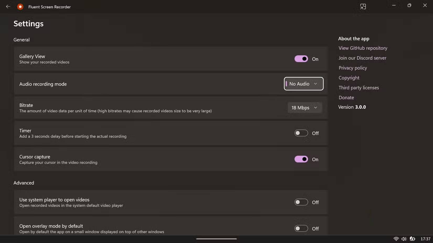 Screenshot 7 của Fluent Screen Recorder