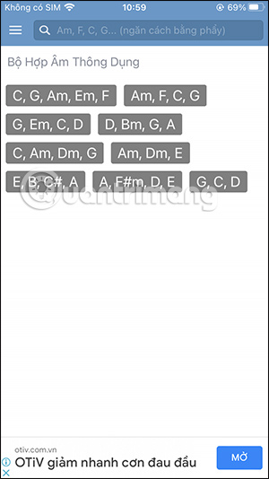 Screenshot 5 của Hợp âm chuẩn