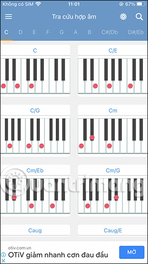 Screenshot 6 của Hợp âm chuẩn