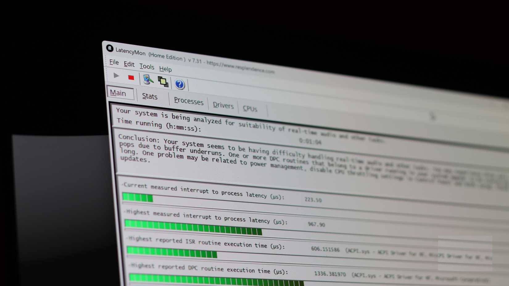 Screenshot 3 của LatencyMon