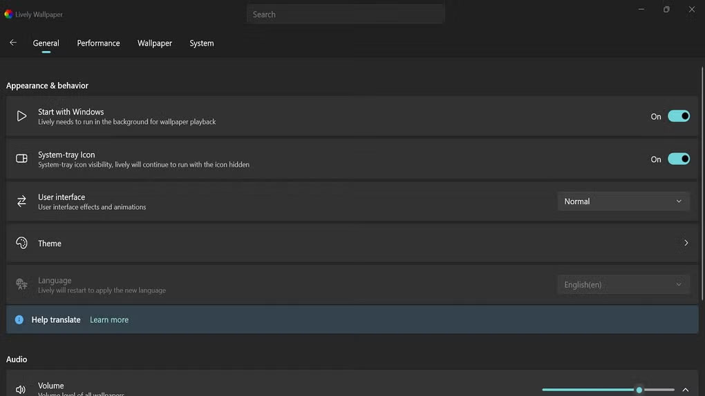 Screenshot 3 của Lively Wallpaper