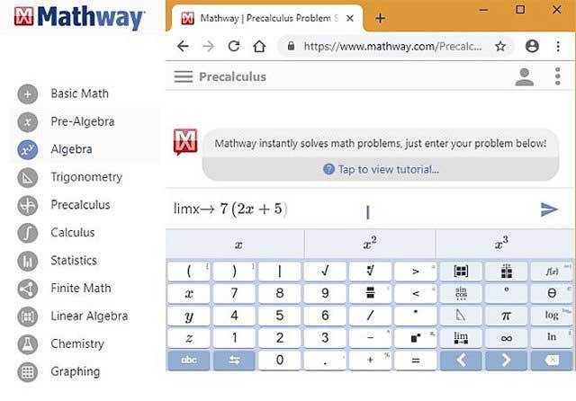 Screenshot 2 của Mathway