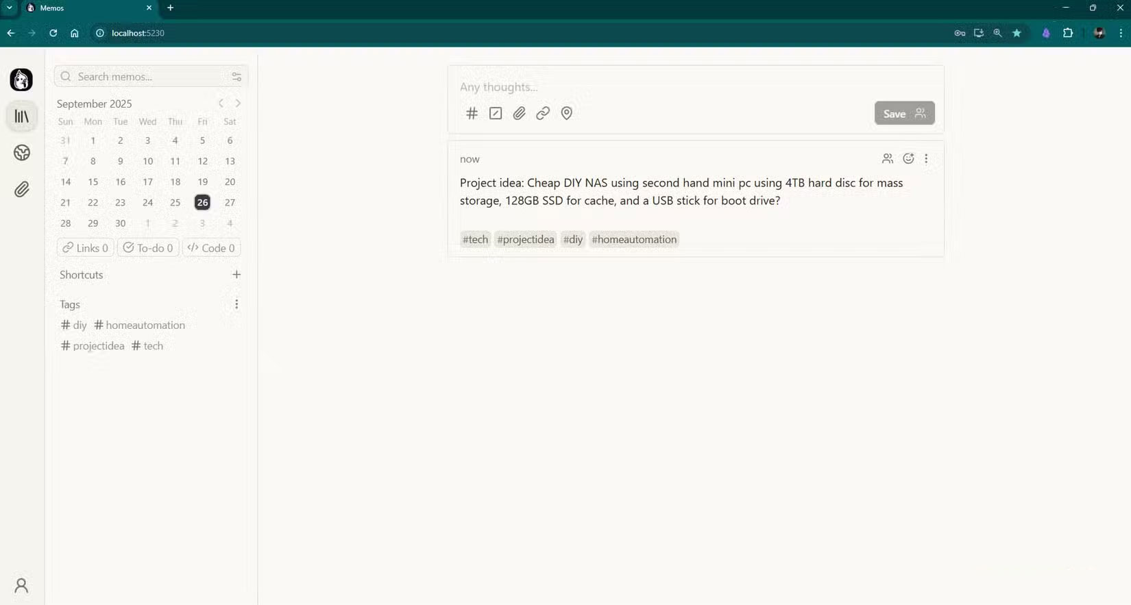 Screenshot 1 của Memos