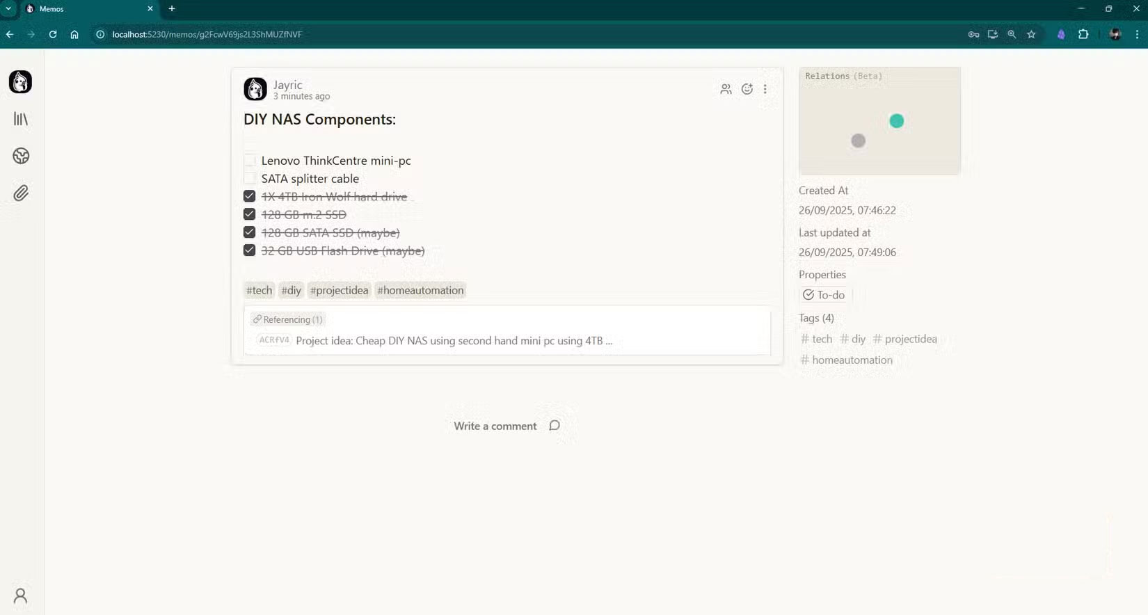 Screenshot 4 của Memos