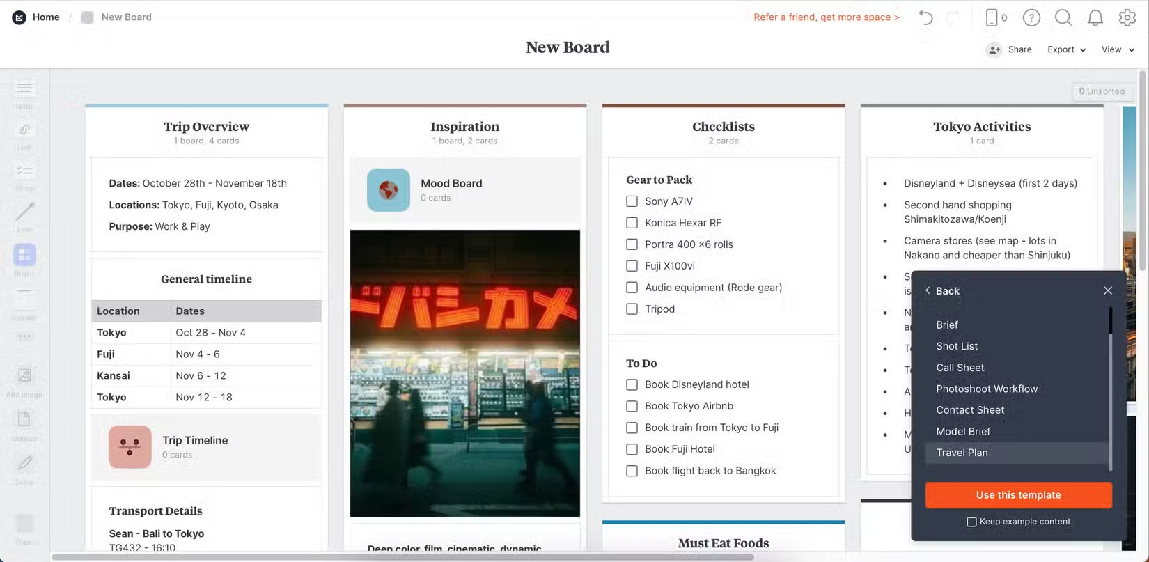Screenshot 1 của Milanote