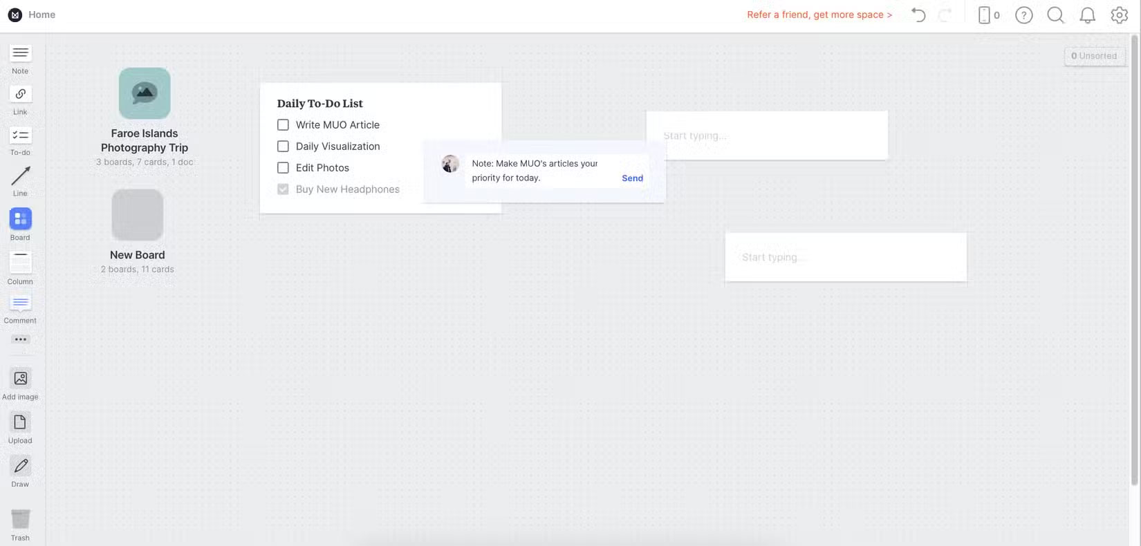 Screenshot 4 của Milanote