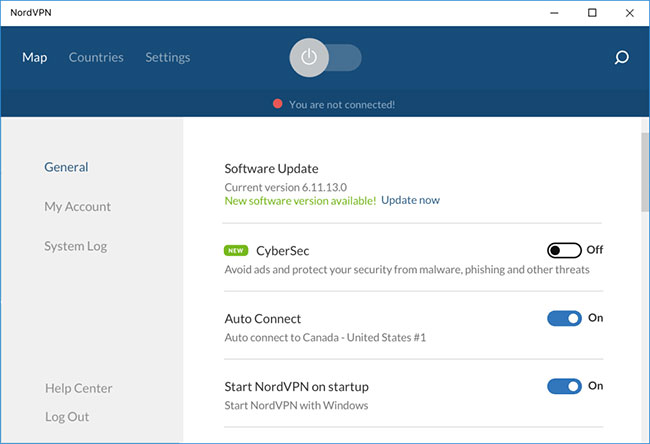 Screenshot 3 của NordVPN