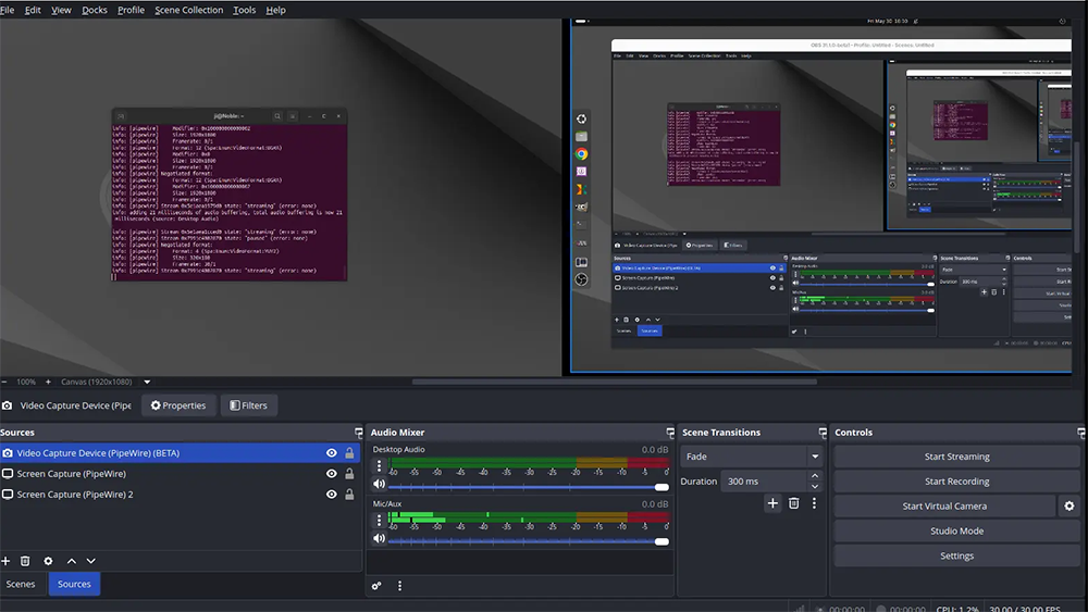 Screenshot 4 của OBS Studio31.1.2
