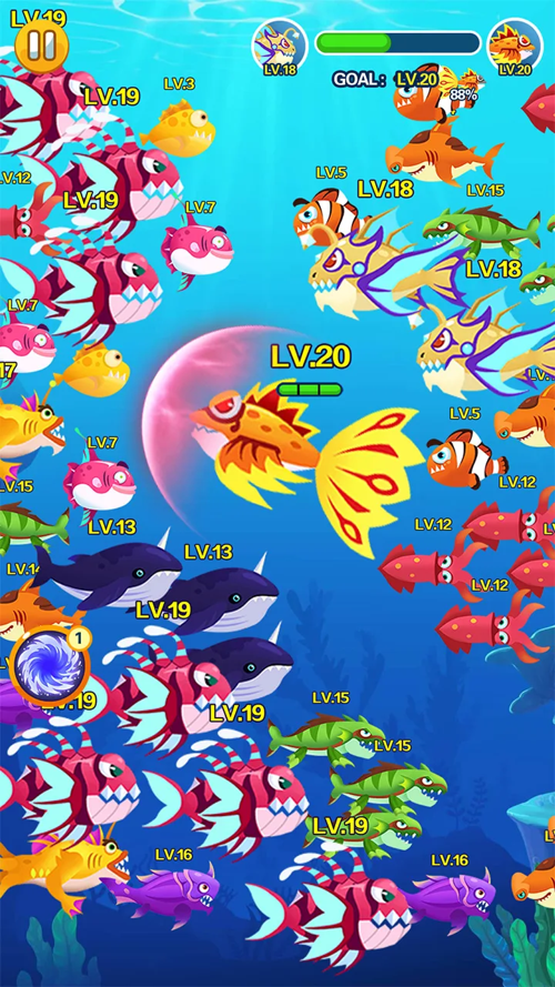 Screenshot 1 của Ocean Domination - Fish.IO