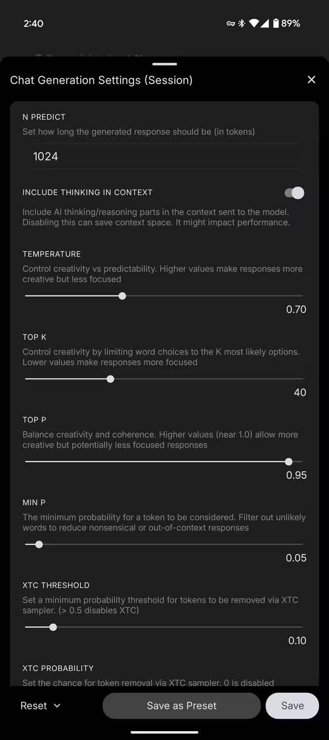 Screenshot 3 của PocketPal AI