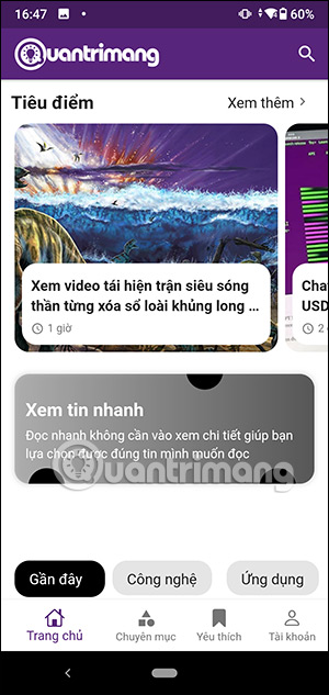 Screenshot 1 của Quantrimang.com