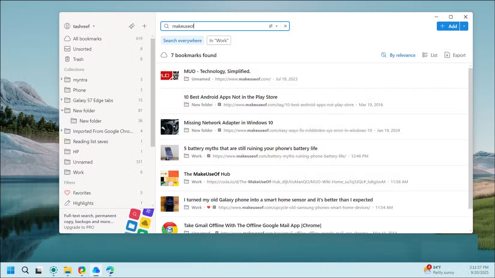 Screenshot 6 của Raindrop.io
