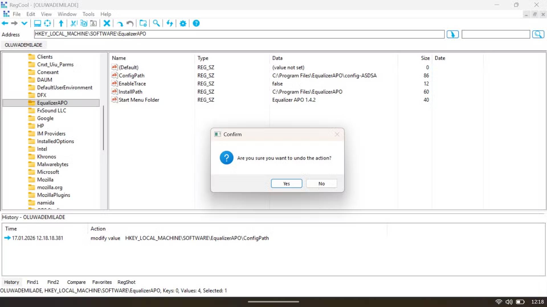 Screenshot 3 của RegCool
