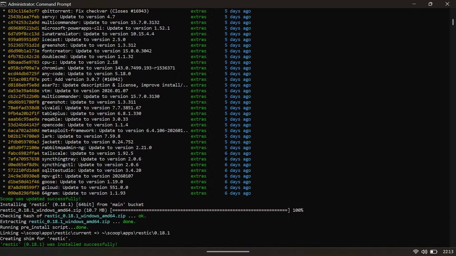 Screenshot 3 của Restic