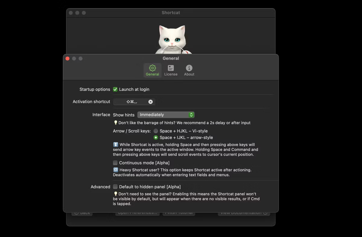 Screenshot 1 của Shortcat