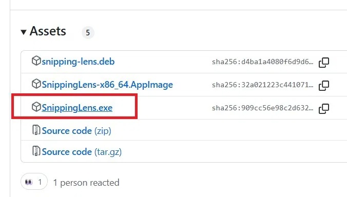 Screenshot 1 của Snipping Lens