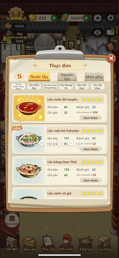 Screenshot 2 của Tiệm lẩu Đường Hạnh Phúc trên máy tính, PC